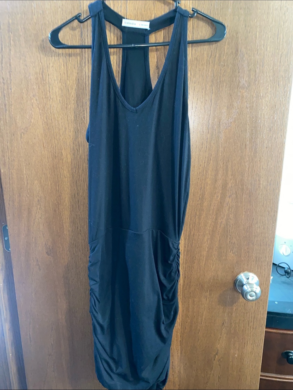 Athleta Black Racerback Tank Dress